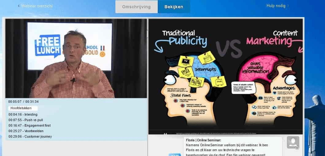 AtMost: Samenwerking met FreeLunch concept in de studio's SBS6 #webinars