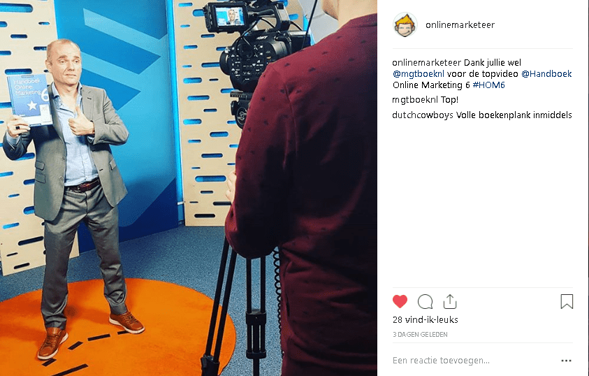 Video-opname voor Managementboek.nl #Bookchat #HOM 