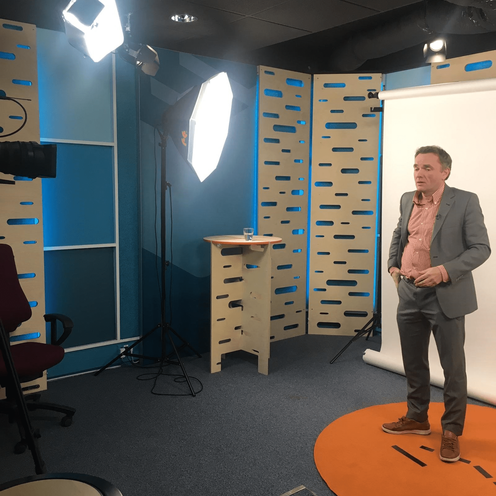 Promovideo opname bij Managementboek.nl.