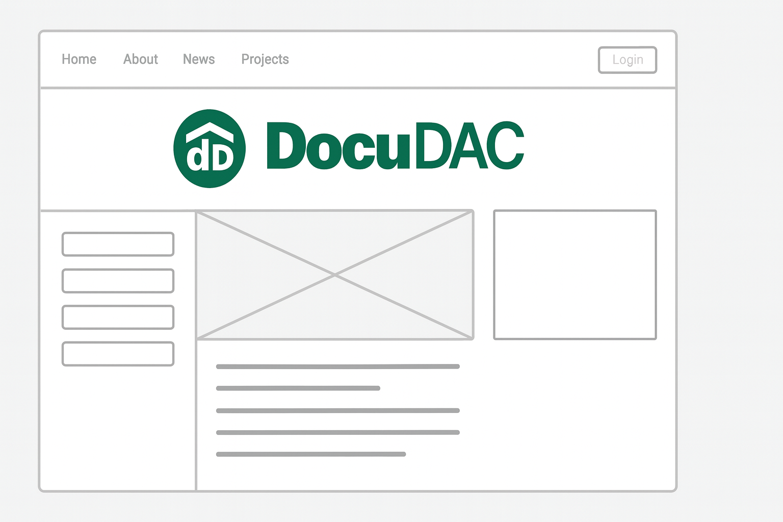 ID, functioneel ontwerp, conversiepaden, contentmarketing en webdesign voor DocuDAC