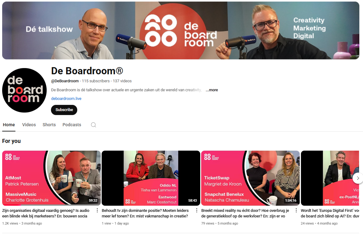 AtMost-Nieuws.Marketing is mediapartner van het prestigieuze De Boardroom